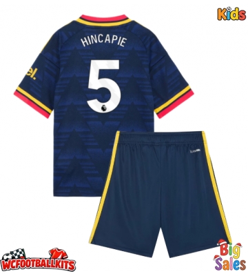 Arsenal Piero Hincapie #5 Replica Away Stadium Kit for Kids 2026-27 Short Sleeve (+ pants)